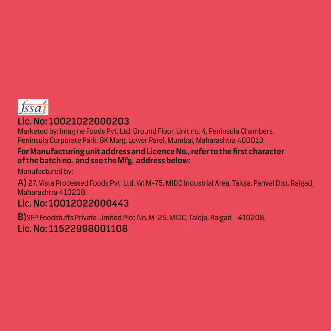 Imagine Meats Mutton Seekh Kebab Lic No.