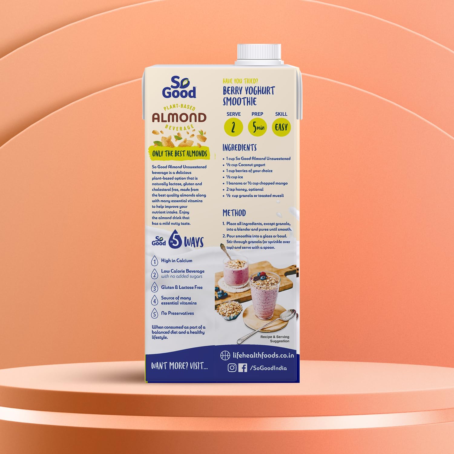 So good Plant based Almond Beverage