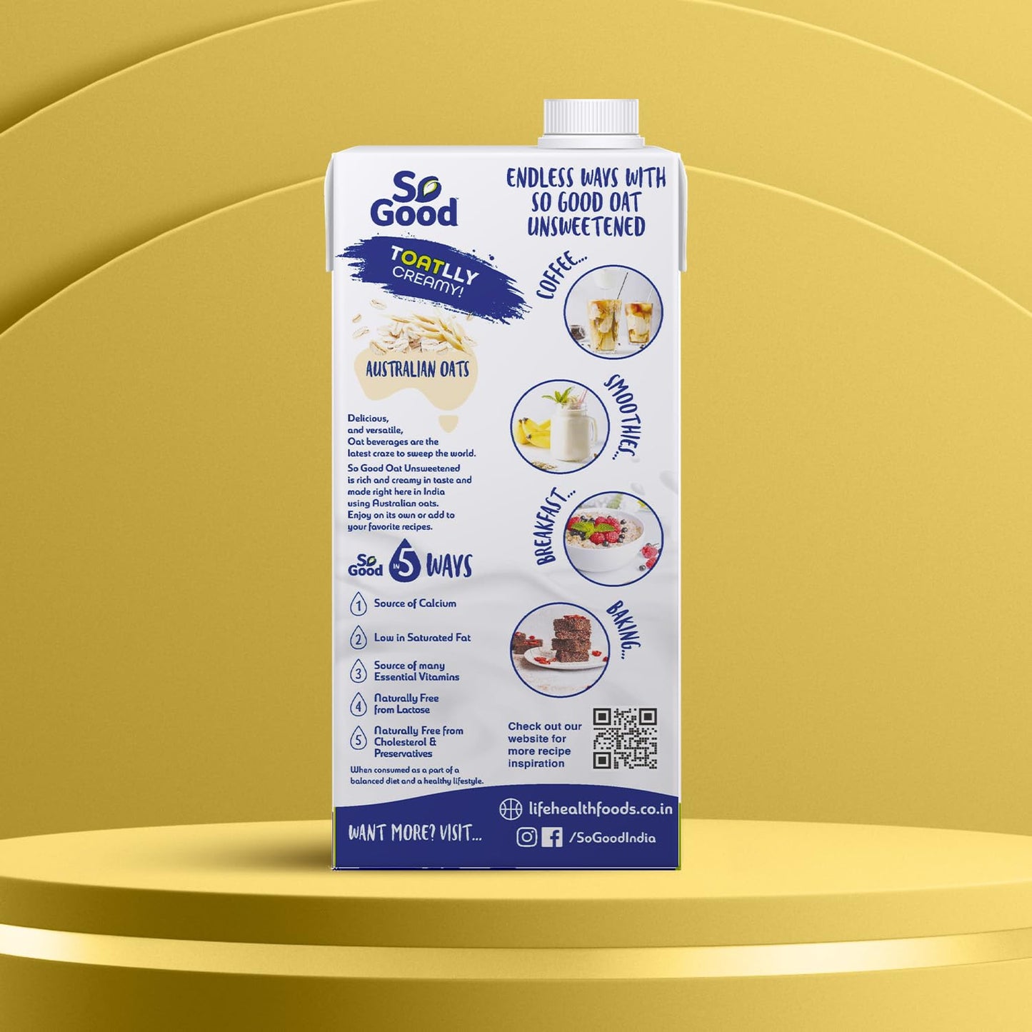 So Good Plant Based Oat Milk