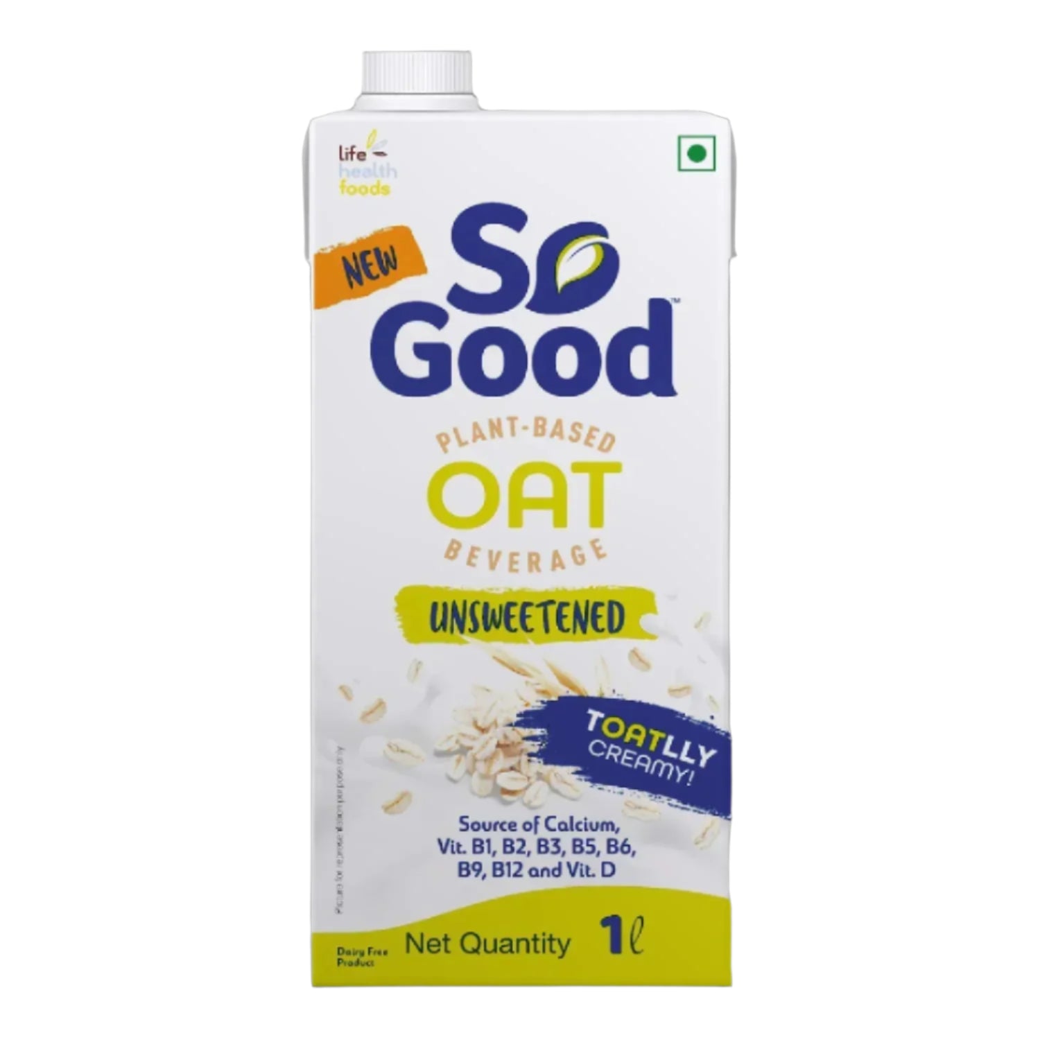 So Good Plant Based Oat Beverage Unsweetened