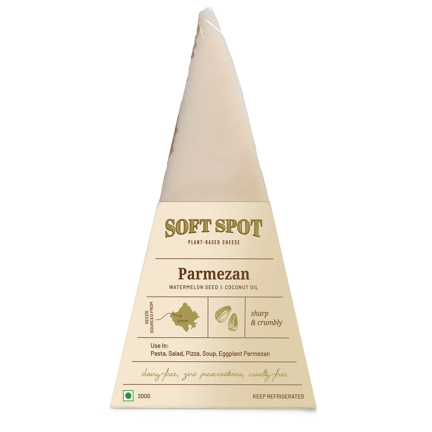 Soft Spot Plant Based Cheese Parmezan
