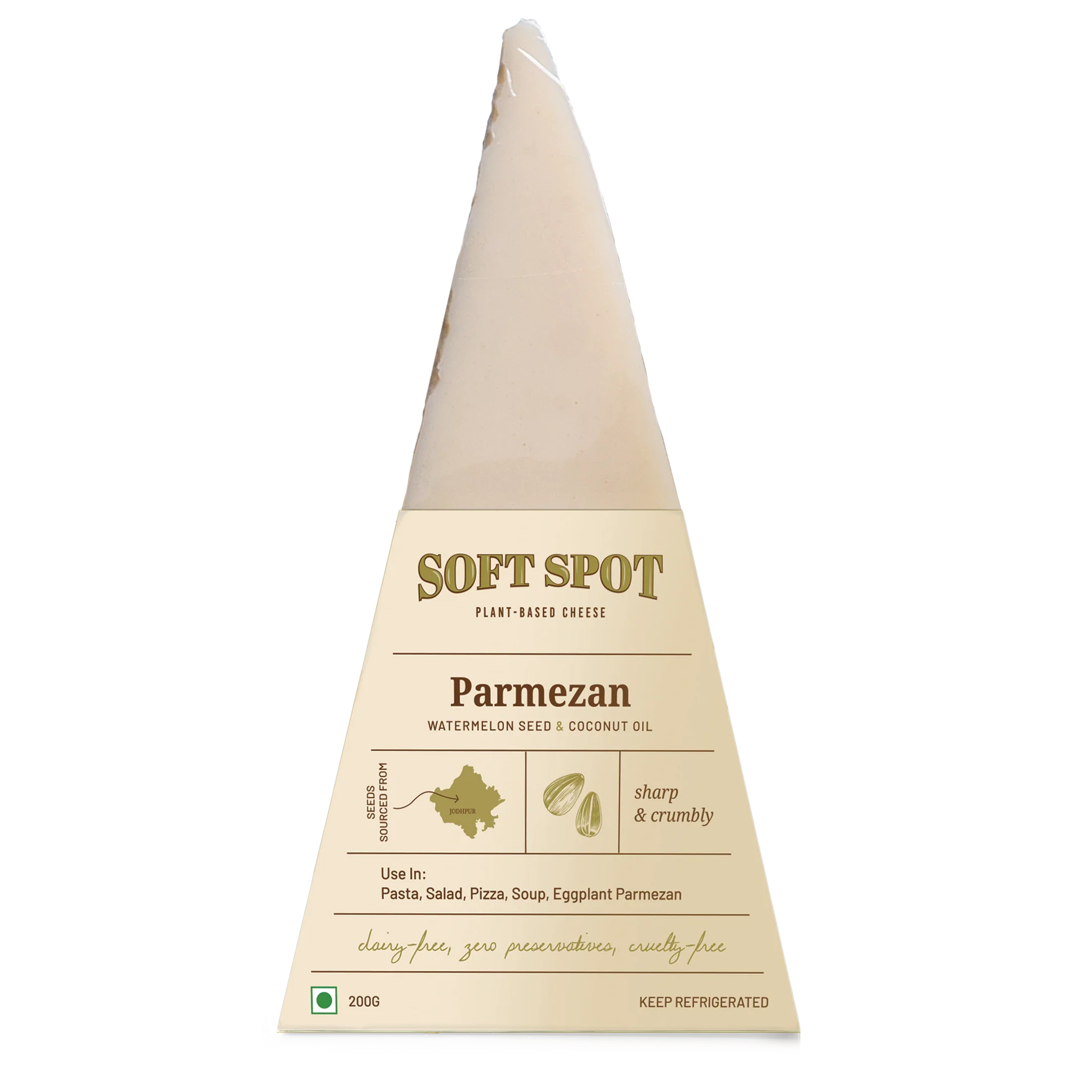 Soft Spot Plant Based Cheese Parmezan