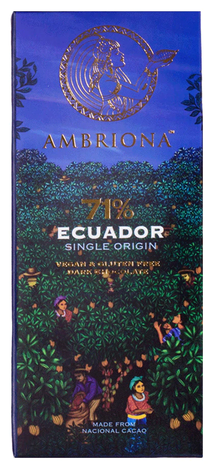 Ambriona 71% Single Origin Dark Chocolate from Ecuador: A Flavorful Journey