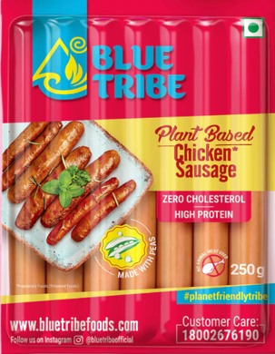 
Blue Tribe Plant-Based Smoked Chicken Sausage – Delicious Vegan Sausage Alternative