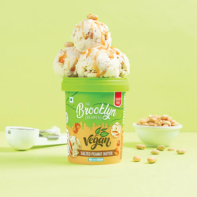 Brooklyn Salted Peanut Butter Plant-Based Ice Cream – Creamy, Vegan & Irresistible Flavor