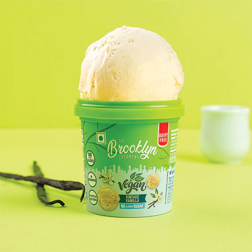 Brooklyn Vintage Vanilla Plant-Based Ice Cream – Classic, Creamy & Vegan Delight