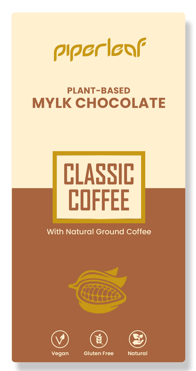 Piperleaf Vegan Milk Chocolate – Classic Coffee