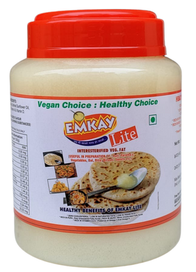 Emkay Lite Interesterified Vegan Ghee – Dairy-Free, Healthy, & Delicious