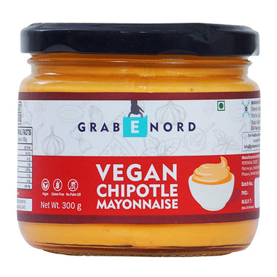 GrabEnord Vegan Chipotle Mayonnaise – Spicy, Plant-Based, Dairy-Free, Gluten-Free