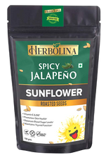 Load image into Gallery viewer, Herbolina Roasted Sunflower Seeds Spicy Jalapeno
