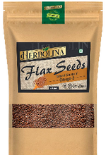 Load image into Gallery viewer, Herbolina Premium Raw Flax Seeds for Eating
