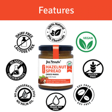 Load image into Gallery viewer, Jus&#39;Amazin Hazelnut Spread – Decadent, Creamy, and 100% Vegan
