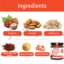 Load image into Gallery viewer, Jus&#39;Amazin Hazelnut Spread – Decadent, Creamy, and 100% Vegan
