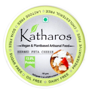 Plant Based- Herbed Feta Cheese