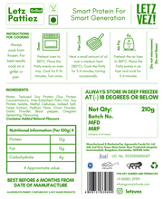 Load image into Gallery viewer, Letz Vez Pattiez (Grilled) – Flavorful Plant-Based Grilled Patties
