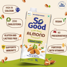 Load image into Gallery viewer, Almond Milk, Unsweetened, 1 Liter
