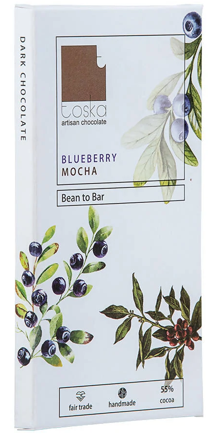 Toska Blueberry Mocha Dark Chocolate: A Delightful Fusion