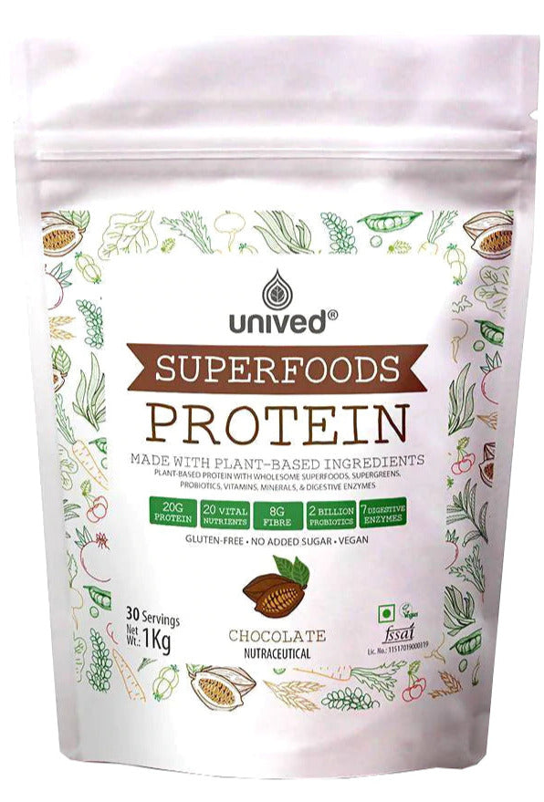 Unived Superfoods Protein | Super Greens, Antioxidants & Probiotics