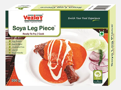 Vezlay Soya Leg Piece – Tasty Plant-Based Alternative to Chicken Leg