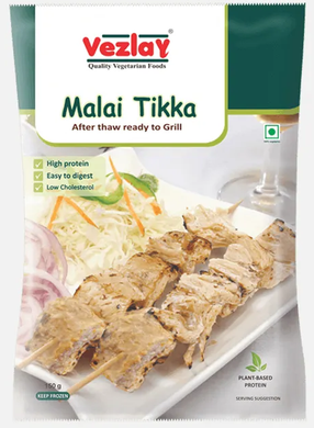 Vezlay Soya Malai Tikka (Frozen) – Creamy, Plant-Based Protein Delight